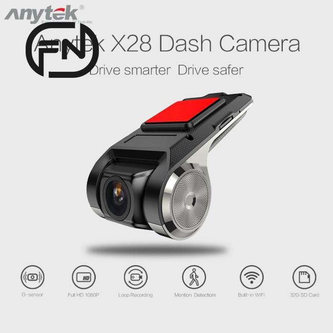 Camera hành trình X28 DVR WiFi ADAS HD 1080P -IP kèm phụ kiện cho ô tô | BigBuy360 - bigbuy360.vn