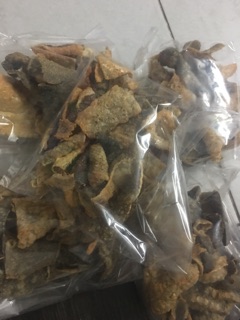 Da cá hồi chiên giòn