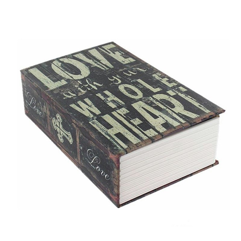 Két sắt mini giả sách - chữ LOVE