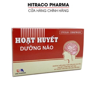 Hoạt huyết dưỡng não Citicolin giảm đau đầu, hoa mắt, chóng mặt - Hộp 100 viên [Hoạt huyết dưỡng não]