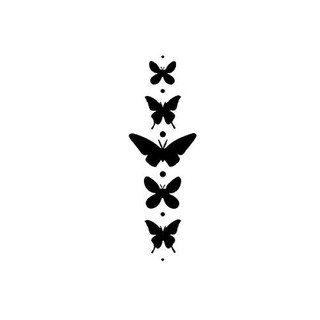 Khuôn decal Bầy bướm nhỏ