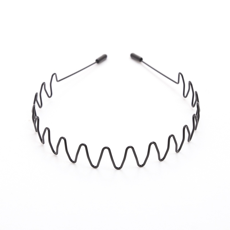 Băng đô kim loại hình gợn sóng đơn giản phong cách Hàn Quốc