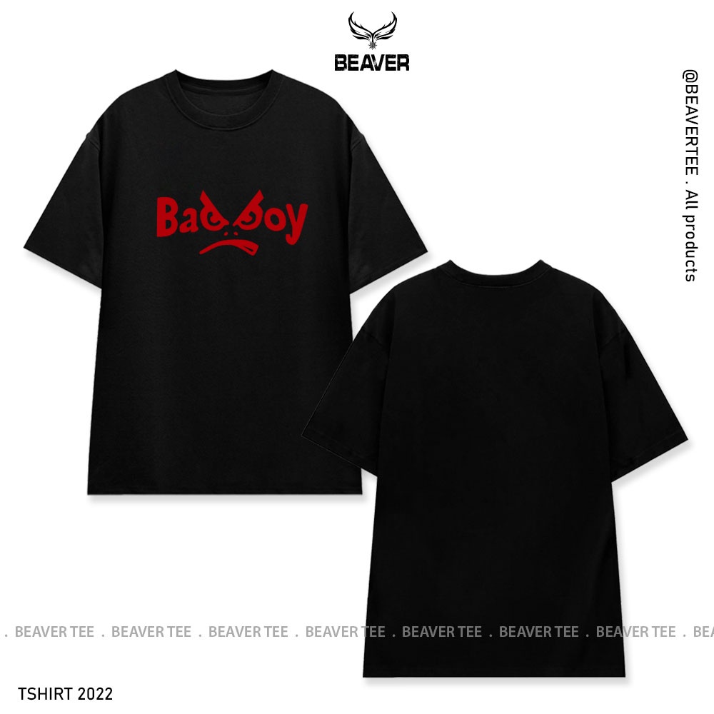 Áo thun,Quần short Beaver Tee "BadBoy" Local Brand tay lỡ form rộng nam nữ Unisex Freeship Extra
