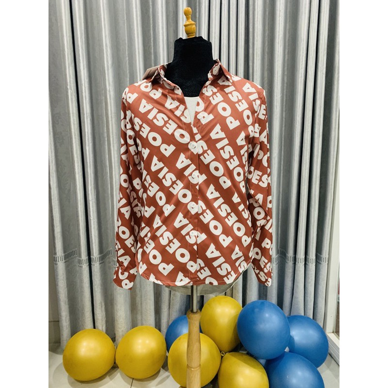 Áo sơ mi tay dài Unisex nam nữ form rộng mẫu mới | BigBuy360 - bigbuy360.vn