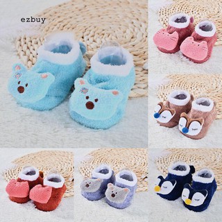 Tất Hài Lông Xù Đính Thú Siêu Đẹp Cho Bé, Vớ Len Lông Xù 3D Một Cục Bông Cho Bé