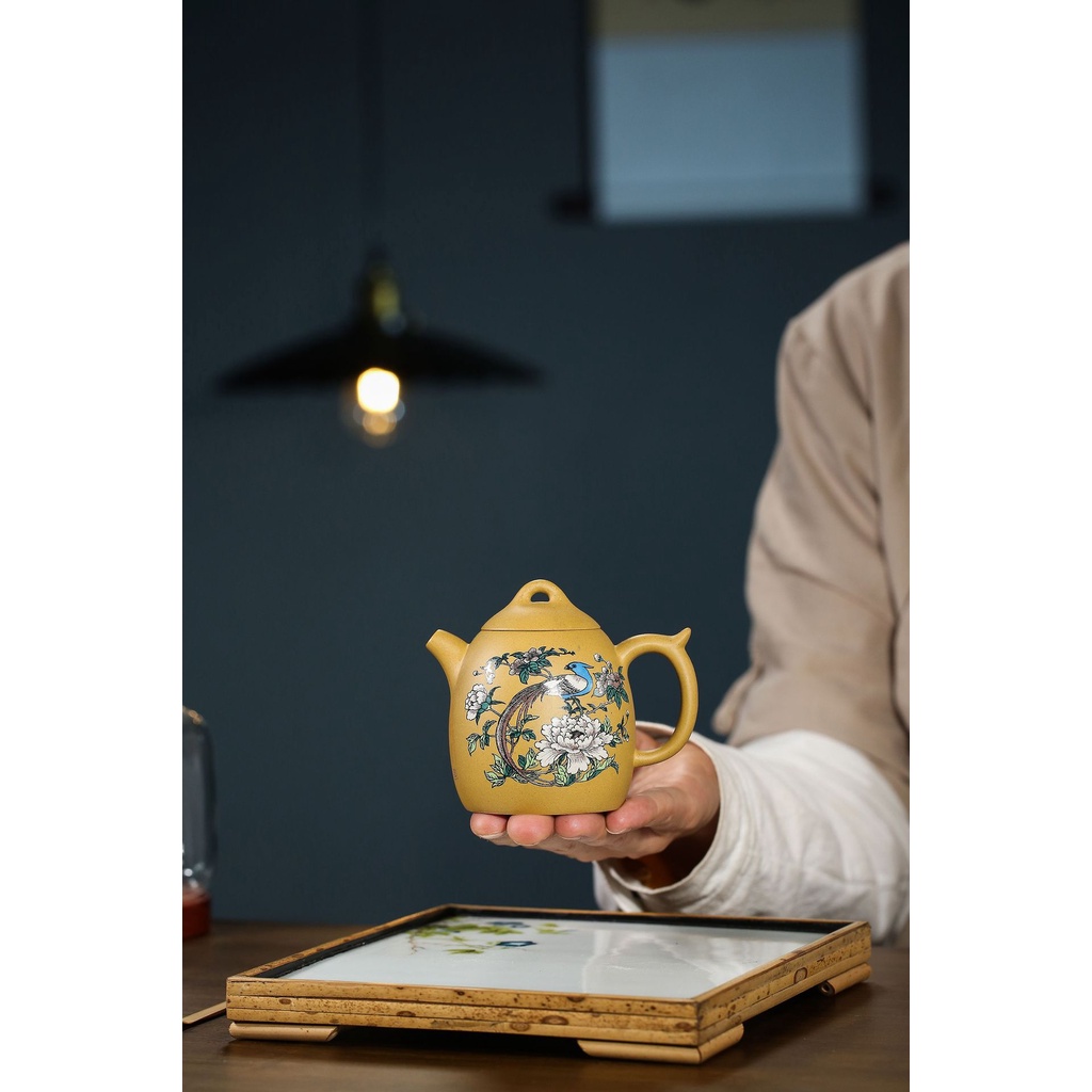 Ấm Tử Sa Nghi Hưng Tần Quyền 220 ml (Đoạn Nê)