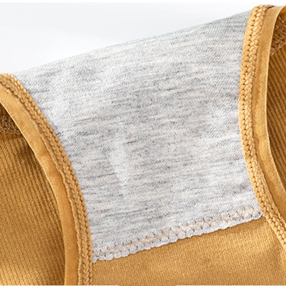 Quần lót cotton nylon lưng vừa không đường may in chữ đơn giản thoải mái nhiều màu cho nữ