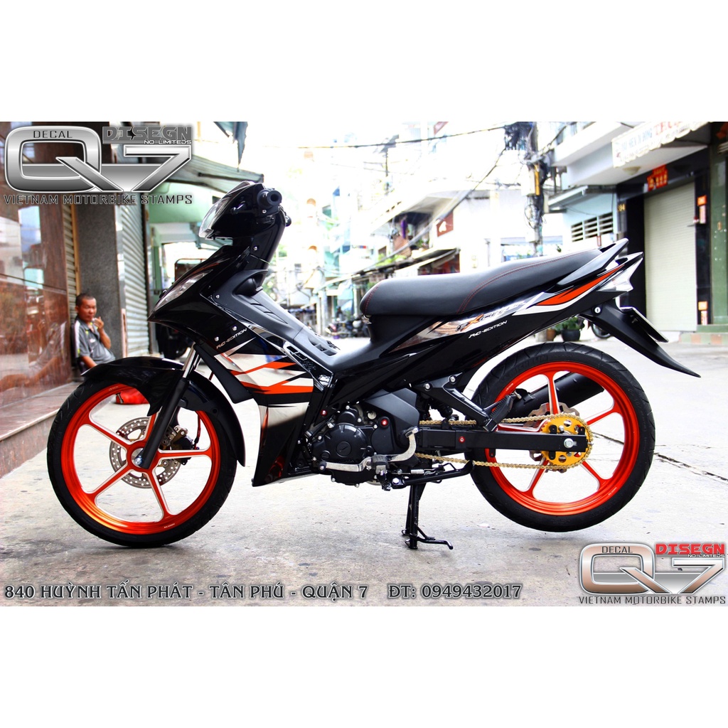 TEM RỜI EXCITER 2010 ĐEN CAM