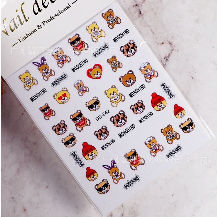 Hình dán móng tay - Sticker dán móng MCN DD642