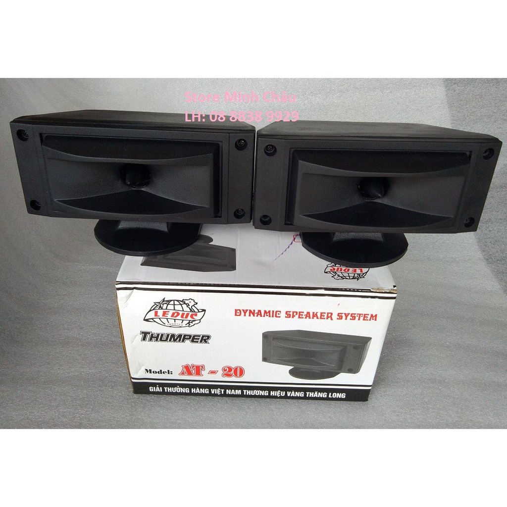 Đôi loa treble rời AT 20 chính hãng-loa treble rời karaoke gắn trực tiếp vào âm ly, tặng kèm tụ