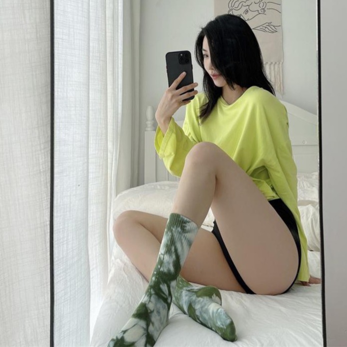Vớ thể thao nam, nữ loang vach mitaogirl hot V02