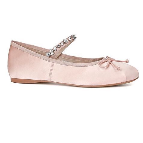 Giày Múa Ba Lê Mũi Tròn Đế Bằng Chất Liệu Satin Cao Cấp Thời Trang Cho Nữ