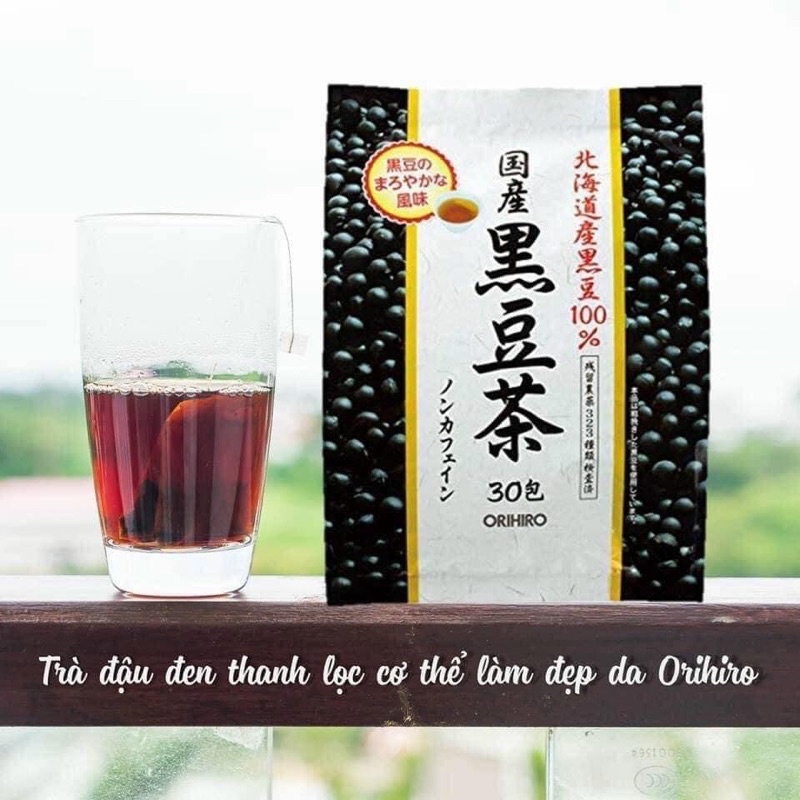 Trà đậu đen Orihiro 30 gói của Nhật Bản - Trà đỗ đen nhật