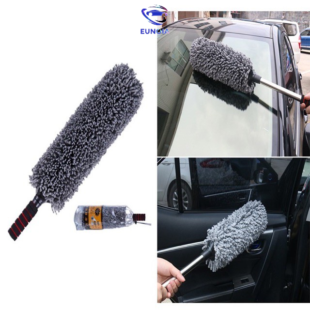 Chổi Lau Xe Ô Tô - Chổi Rửa Xe Ô Tô - Cọ Rửa Xe Sợi Mềm Mại, Điều Chỉnh Được Độ Dài Dành Cho Ô Tô, Xe Hơi
