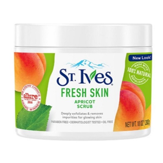 Tẩy Tế Bào Chết Body STIves Fresh Skin 283g - Mơ sọc cam cho da nhạy cảm - BẢN MỚI