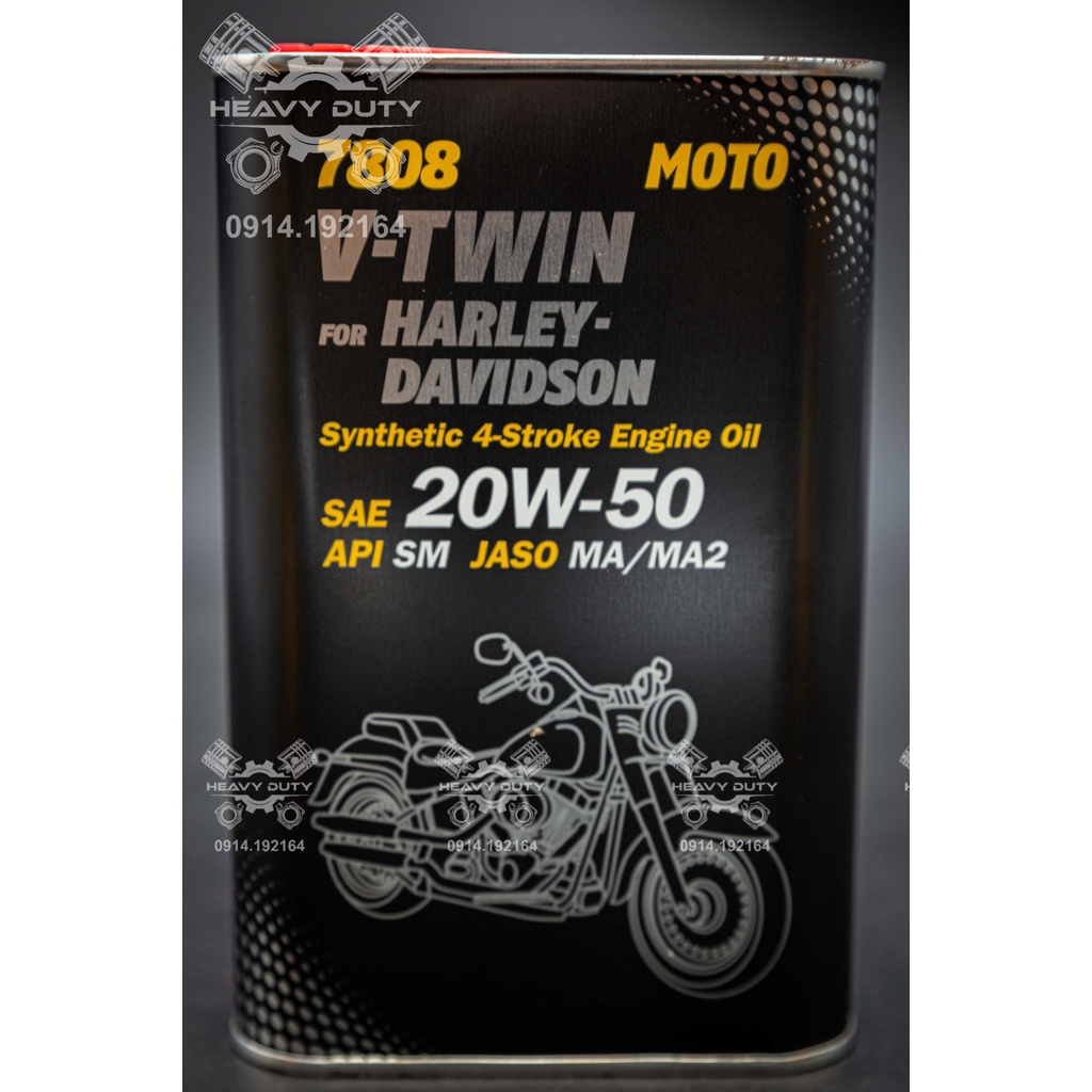 Nhớt Xe Harley Davidson V-Twin - Mannol V-Twin For Harley Davidson 7808 20W thumbnail