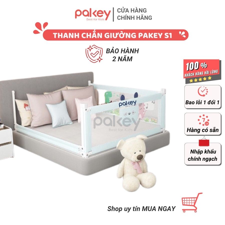 Thanh Chắn Giường Pakey S2 Cho Bé Dạng Trượt