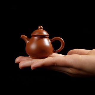ẤM TRÀ GỐM TỬ SA MINI TRANG TRÍ ẤM VĂN ĐÁN