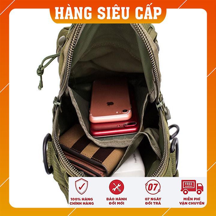 Túi đeo chéo nam phong cách lính cho các phượt thủ