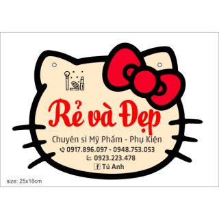 BẢNG GỖ KHẮC TÊN SHOP