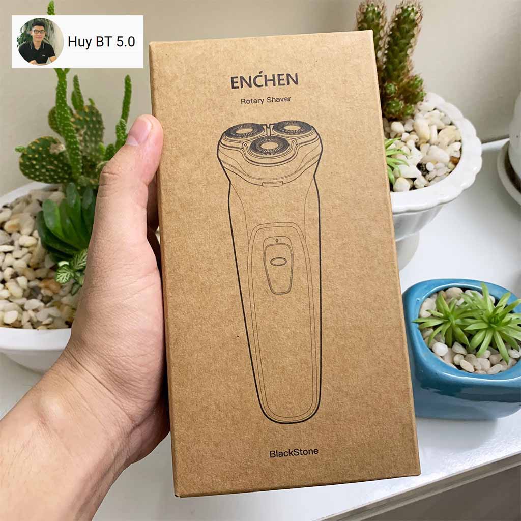 Máy Cạo Râu Siêu Bền Xiaomi Enchen BlackStone ( Phiên bản mới Pin 600mAh) Shop Của Huy BT 5.0