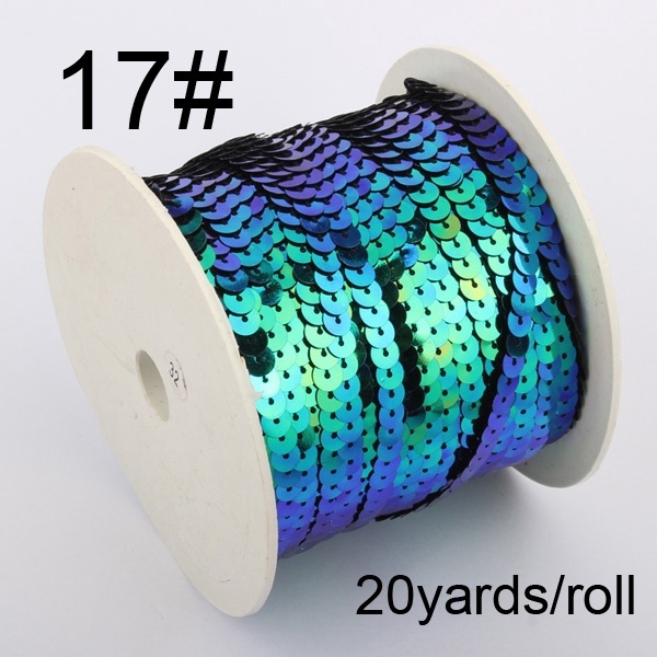 20 Yards Hạt Sequin Tròn Đường Kính 6mm