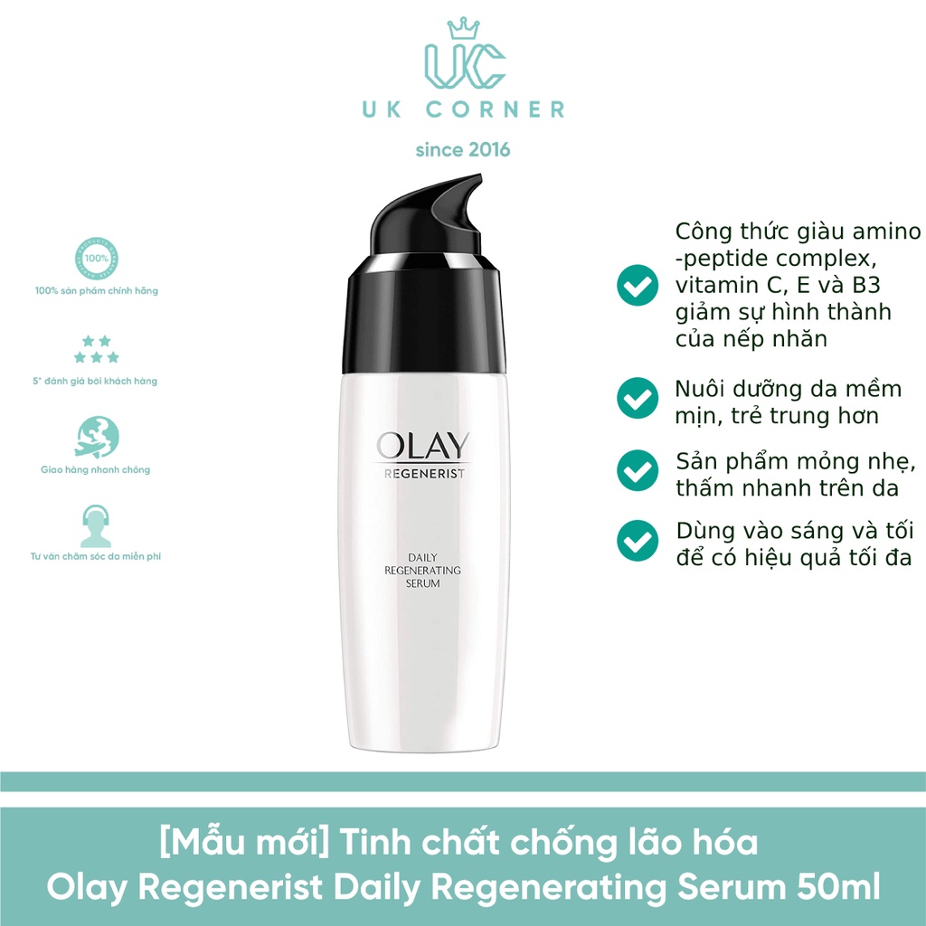 Tinh chất chống lão hóa Olay Regenerist Daily Regenerating Serum 50 ml