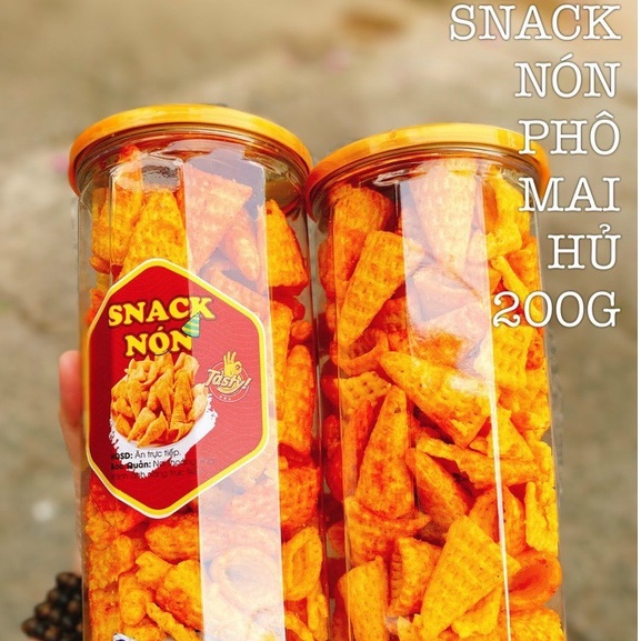 Snack nón phô mai hũ 200gr