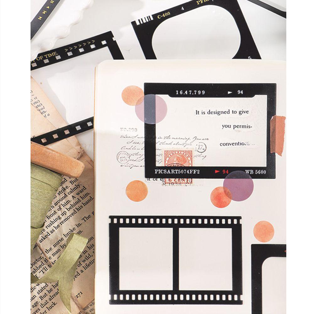 Set 15 Sticker PET Dán Trang Trí Sổ Tay DIY