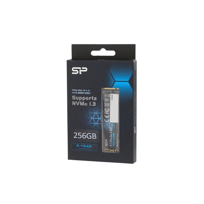 Ổ cứng SSD NVme Silicon Power 256GB PCIe Gen3 x4 P34A60 - Hàng Chính Hãng - Bảo hành 5 năm