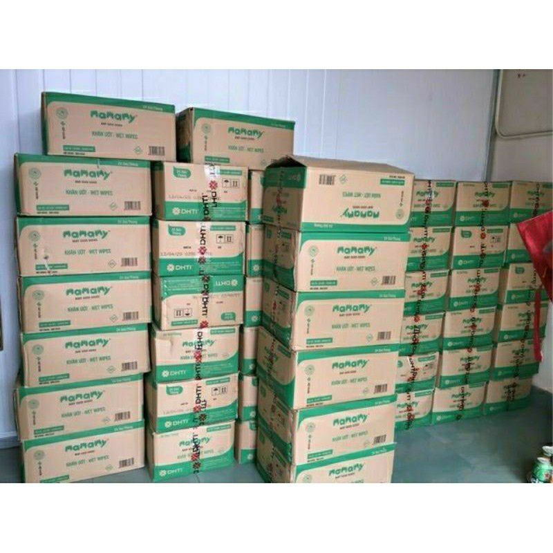 COMBO 1 THÙNG/ 24 GÓI Khăn ướt MAMAMY 100 tờ KHÔNG MÙI
