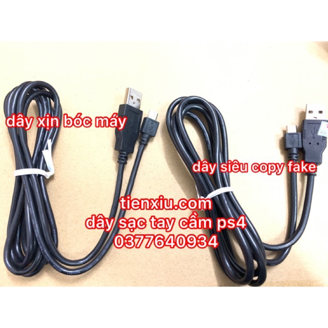 Dây sạc usb tay cầm Ps4 / Xbox one S , cáp usb tay bấm ps4 xbox one chân micro usb chính hãng xịn zin dây cáp Usb