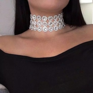 Chocker đá nhân tạo - vòng cổ mẫu mới