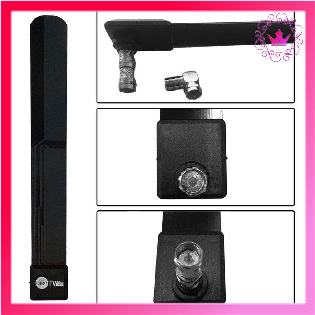 Ăng Ten Tv Trên Không Kỹ Thuật Số Lắp Trong Nhà Màu Đen Hiển Thị Rõ Ràng Phát Hdtv Miễn Phí 1080p Hd | BigBuy360 - bigbuy360.vn