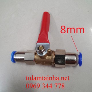 Van khóa ống 8mm dùng phun sương