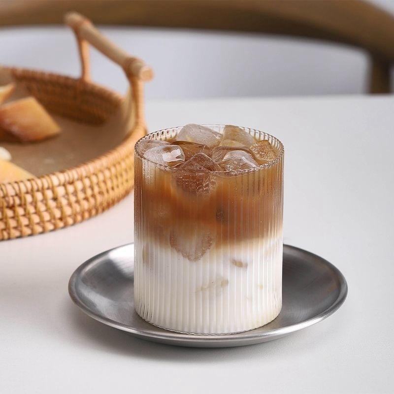 Ly Thủy Tinh Trong Suốt Uống Cà Phê 300ml Tiện Dụng
