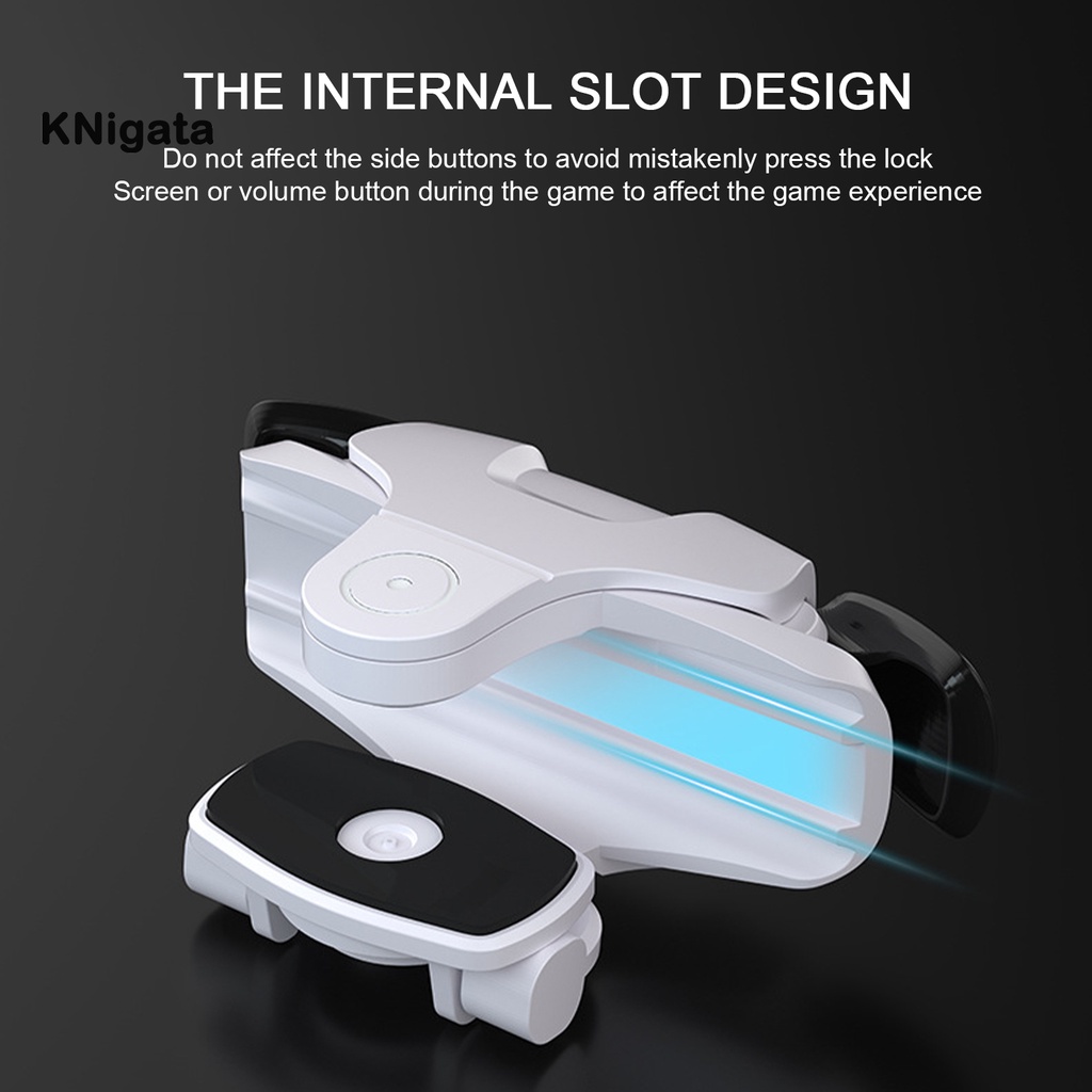 KN* 2Pcs Sensitive Mobile Gaming Controller Button Gamepad Joystick Trigger Shooter
