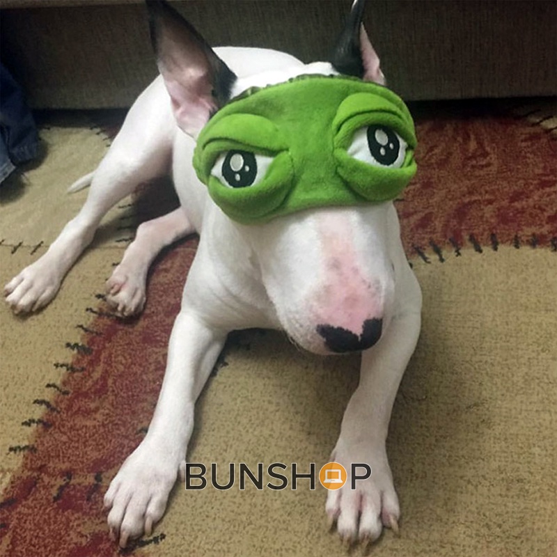 Bịt mắt mặt nạ che mắt ngủ ếch xanh Pepe sad frog