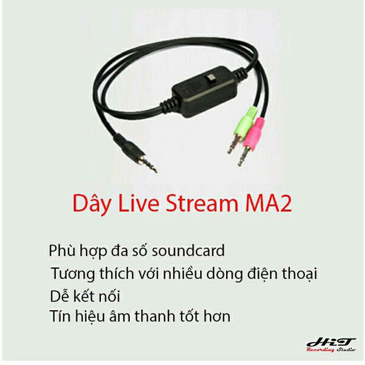 Dây live stream 3 màu XOX MA2 ST2S07