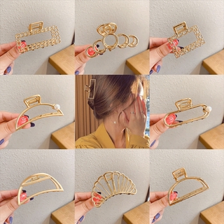 Kẹp Tóc Kim Loại Xinh Xắn Phong Cách Hàn Quốc