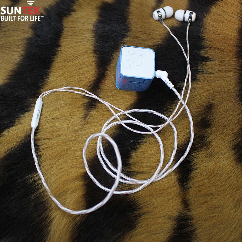 Combo máy nghe nhạc SUNTEK Mp3 + Tai nghe nhét tai cao cấp SUNTEK LYZ Y11