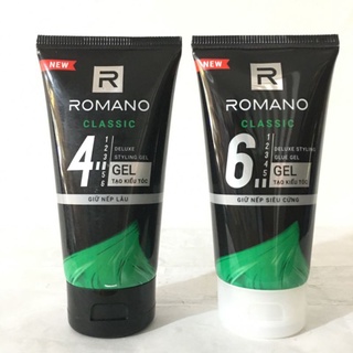 Gel vuốt tóc Romano Classic 150g