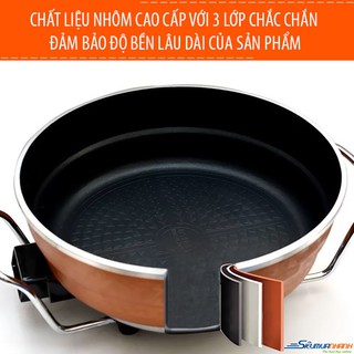 [Mã 2611DIENTU500K hoàn 7% đơn 300K] Chảo lẩu điện đa năng Osaka