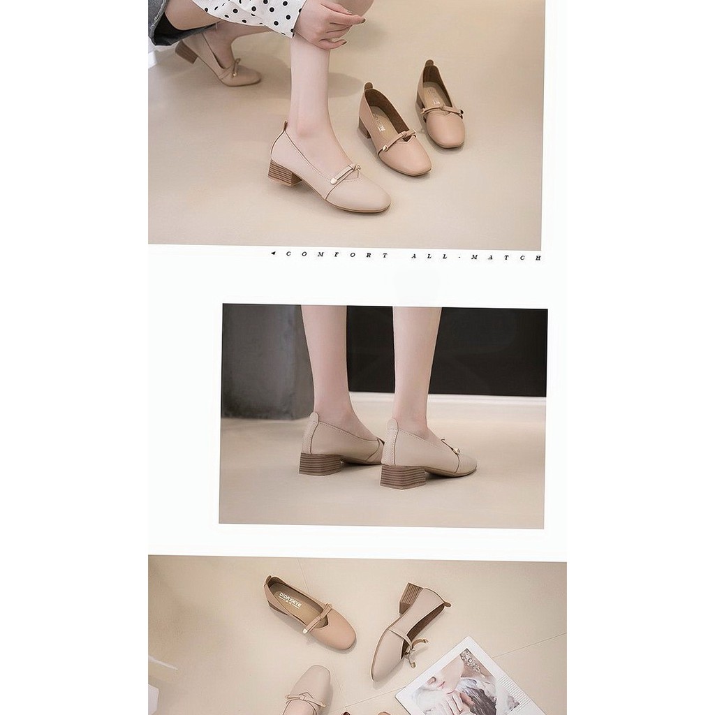 Giày Búp Bê Nữ Gót Vuông Thời Trang 2021 | BigBuy360 - bigbuy360.vn