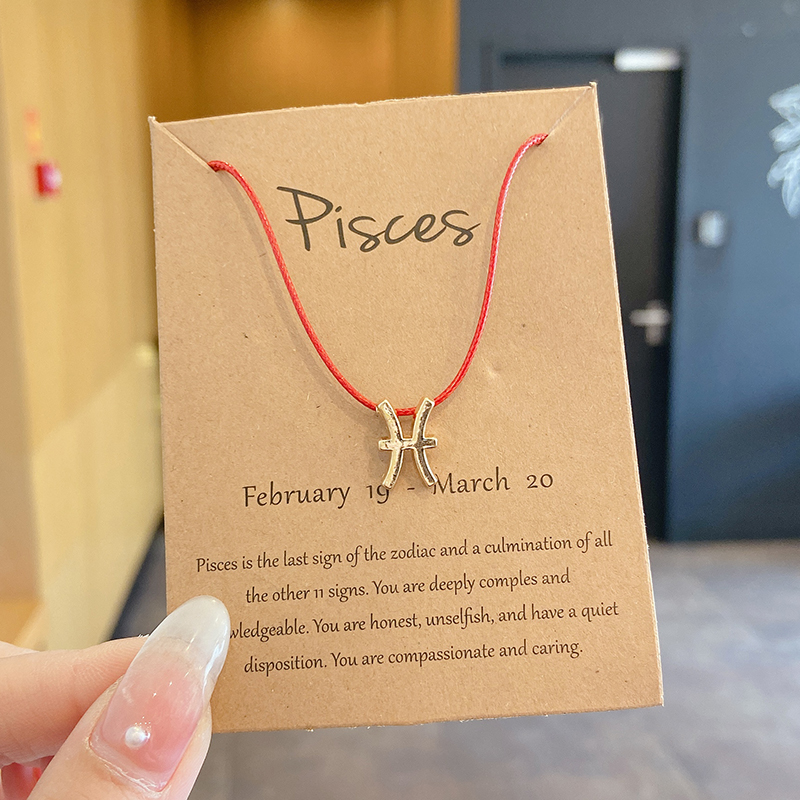 [Mã FAMAYFA giảm 10K đơn 50K] Vòng Tay Có Mặt Hình Cung Hoàng Đạo Màu Đỏ Dành Cho Cặp Đôi | BigBuy360 - bigbuy360.vn