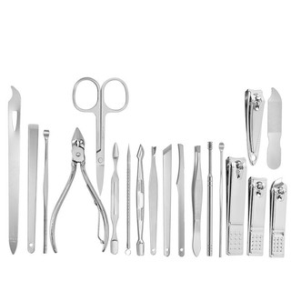 Bộ bấm móng tay 19 món thép không gỉ
