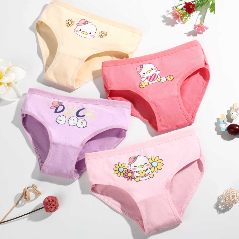 Quần lót cotton hoạ tiết hoạt hình đáng yêu cho bé