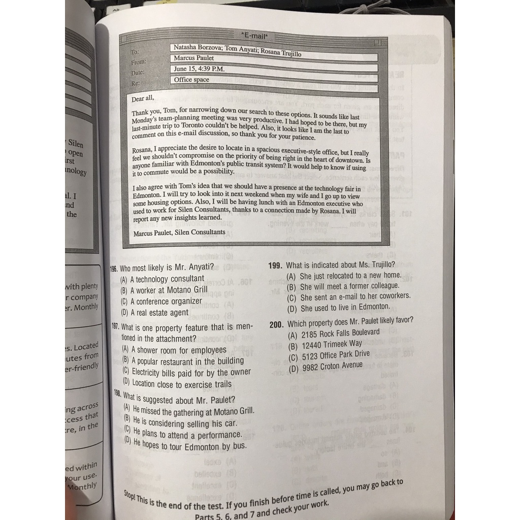 Sách - New Toeic 5 actual Tests RC