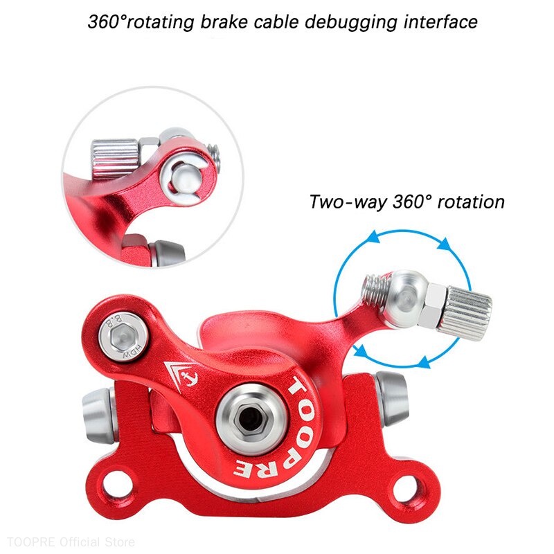 Phanh/ Đĩa phanh xe đạp điện TOOPRE có vòng bi hợp kim nhôm