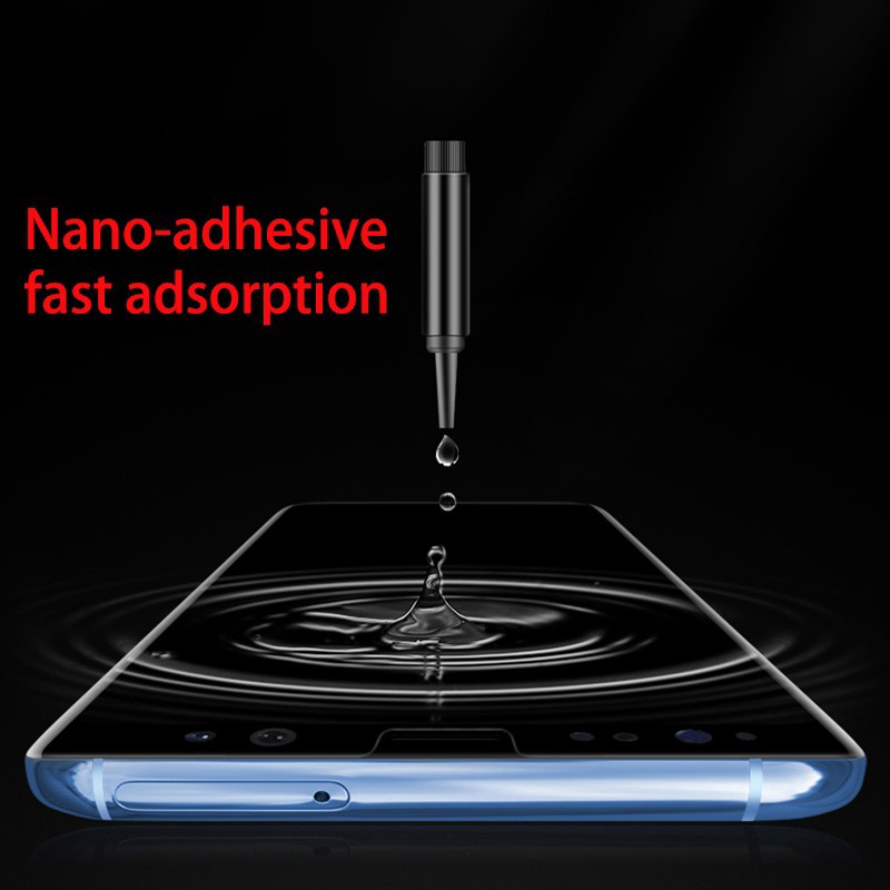 Kính cường lực Full Màn keo UV dành cho Samsung Galaxy S8 S9 S10E S10 Plus S20 S21 Ultra Note 20 10 8 9